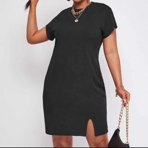 Plus Size Hem Tee Dress